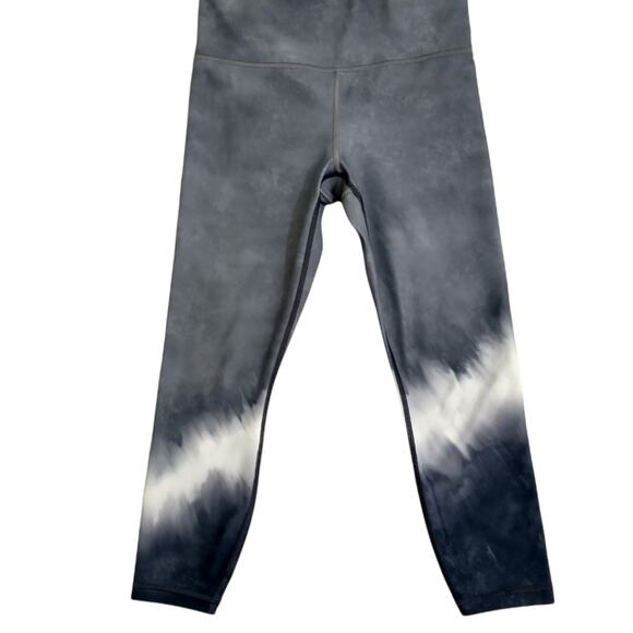 Athleta Elation 7/8 Tight Legging Wmn's Sz S Gray White Tie Dye Athletic pants - Picture 6 of 13